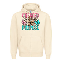 Sandshell created with a purpose Zipper Hoodie - Artiststas