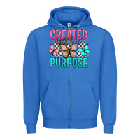 True Royal created with a purpose Zipper Hoodie - Artiststas