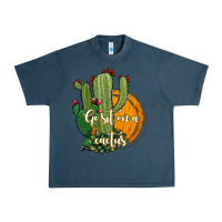 Midnight Navy cactus go sit on a cactus Urban Heavy Tee - Jasminsmagicworld
