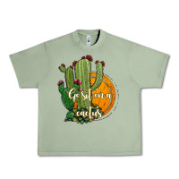 Oil Green cactus go sit on a cactus Urban Heavy Tee - Jasminsmagicworld