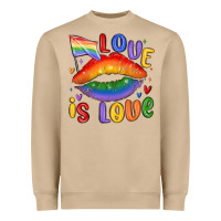 Mushroom love is love lips Heavyweight Sweatshirt - MaliasSmallBusiness