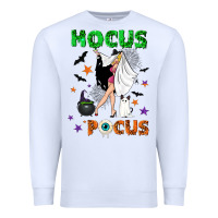 White Happy Halloween Premium Sweatshirt - NancyCooperArtShop