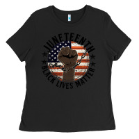 Black black lives matter Ladies Tee - HRA Design Shop