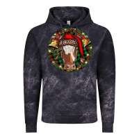 Cloud Black Longhorn Cow Christmas Vintage Hoodie - RanaPortraitStore