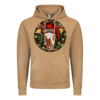 Longhorn Cow Christmas Vintage Hoodie | Teevron