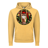 Vintage Mustard Longhorn Cow Christmas Vintage Hoodie - RanaPortraitStore