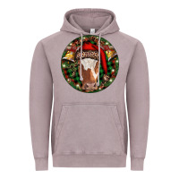 Vintage Zinc Longhorn Cow Christmas Vintage Hoodie - RanaPortraitStore