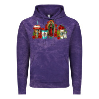 Cloud Purple lady of guadalupe coffee Vintage Hoodie - Jasminsmagicworld