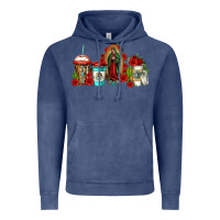 Lady Of Guadalupe Coffee Vintage Hoodie | Teevron