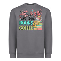 Storm just a girl who loves books and coffee Heavyweight Sweatshirt - MaliasSmallBusiness