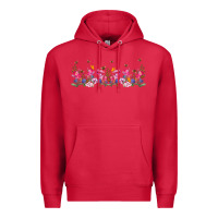 Cardinal wild flowers Premium Hoodie - TumblerDesignByShophia