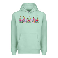 Seafoam wild flowers Premium Hoodie - TumblerDesignByShophia