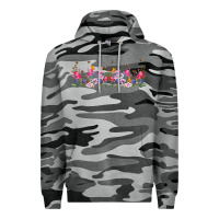 Slate Camo wild flowers Premium Hoodie - TumblerDesignByShophia