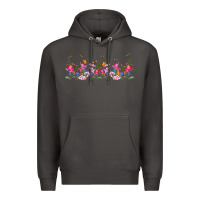 Smoke wild flowers Premium Hoodie - TumblerDesignByShophia