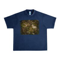 Navy green hunter camouflage pattern brushstroke Urban Heavy Tee - Jasminsmagicworld