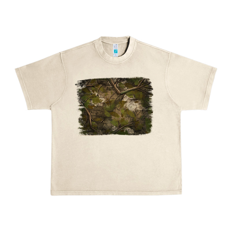 Green Hunter Camouflage Pattern Brushstroke Urban Heavy Tee by Jasminsmagicworld | Teevron