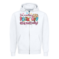 White i'm reading fuck off respectfully Zipper Hoodie - Artiststas