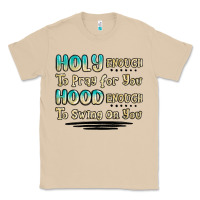 Mushroom holy enough to pray for you hood enough to swing o Classic Tee - MaliasSmallBusiness