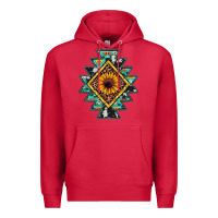 Cardinal aztec leopard sunflower Premium Hoodie - JahusDesignShop