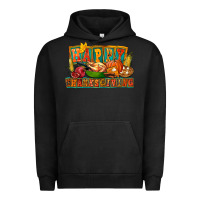 Pigment Black Happy Thanksgiving Urban Hoodie - FaDigitalArtStudio