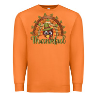 Carrot Turkey rainbow thankful thanksgiving Premium Sweatshirt - NancyCooperArtShop