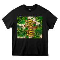 Black St. Patrick's Day lucky tumbler Heavy Core Tee - Neo Western