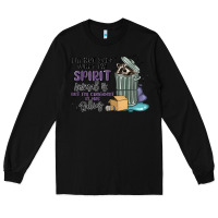 Black spirit animal raccoon Long Sleeve Tee - MaliasSmallBusiness
