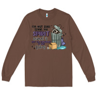 Chestnut spirit animal raccoon Long Sleeve Tee - MaliasSmallBusiness