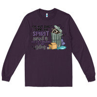 Plum spirit animal raccoon Long Sleeve Tee - MaliasSmallBusiness