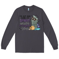 Smoke spirit animal raccoon Long Sleeve Tee - MaliasSmallBusiness
