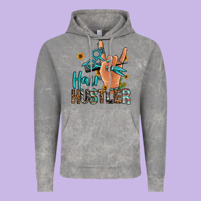Hair Hustler Vintage Hoodie Designed By Jasminsmagicworld