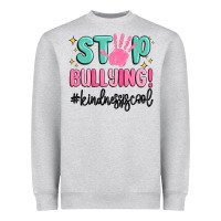 Heather Grey stop bullying kindness is cool Heavyweight Sweatshirt - MaliasSmallBusiness