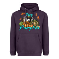 Plum Hey Pumpkin Heavyweight Hoodie - texasbilliewilder