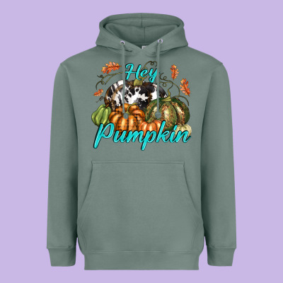 Hey Pumpkin Heavyweight Hoodie Designed By Texasbilliewilder