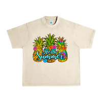 Sandshell hello summer pineapple Urban Heavy Tee - Jasminsmagicworld