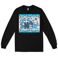 Black let it snow Long Sleeve Tee - JahusDesignShop