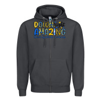 Smoke down right amazing down syndrome awareness Zipper Hoodie - Artiststas