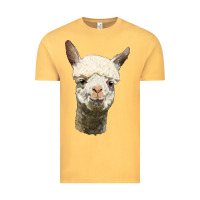 Vintage Mustard Alpaca Head Vintage Tee - LillyAllenDesigns