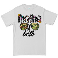 Dove Grey mama of both Premium Tee - CowhideDigitalArt