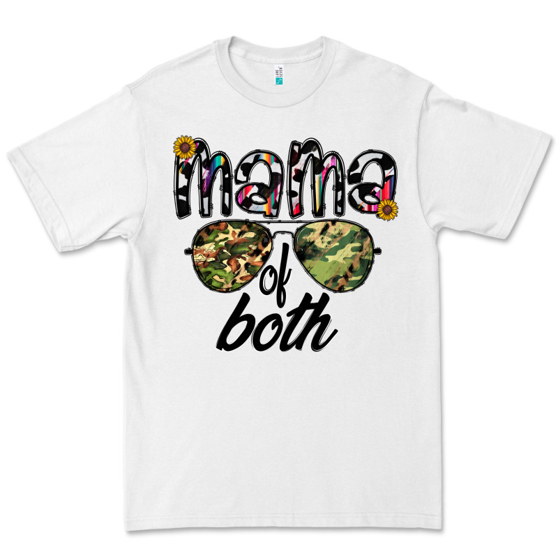Mama Of Both Premium Tee by CowhideDigitalArt | Teevron