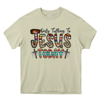 Mossy only talking jesus today Heavy Core Tee - CowhideDigitalArt