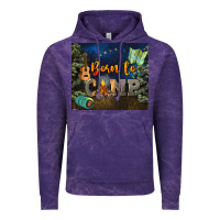 Cloud Purple born to camp Vintage Hoodie - NancyCooperArtShop