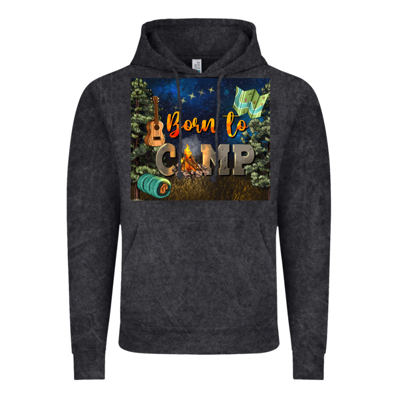 Born To Camp Vintage Hoodie by NancyCooperArtShop | Teevron