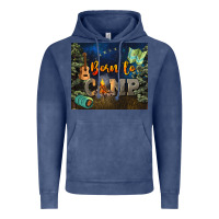Vintage Denim born to camp Vintage Hoodie - NancyCooperArtShop