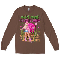 Chestnut wild west cowboy show Long Sleeve Tee - NancyCooperArtShop
