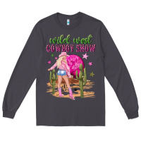 Smoke wild west cowboy show Long Sleeve Tee - NancyCooperArtShop