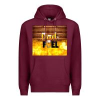 Burgundy dad fuel father's day Premium Hoodie - TumblerDesignByShophia