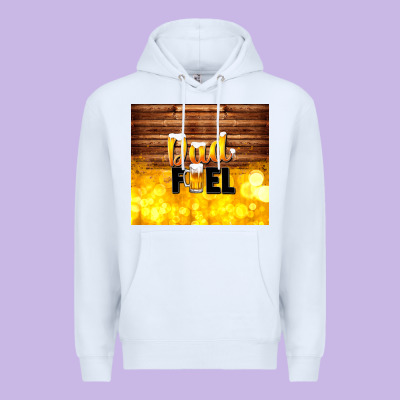 Dad Fuel Father's Day Premium Hoodie Designed By Tumblerdesignbyshophia