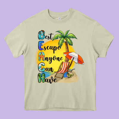 Best Escape Anyone Can Have Heavy Core Tee Designed By Barkaloodesign