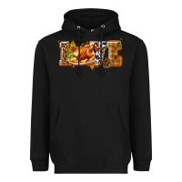 Black Love with Turkey Heavyweight Hoodie - texasbilliewilder